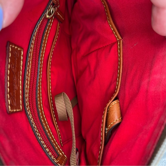 Dooney and Burke Tan Nylon Crossbody - Picture 3 of 5